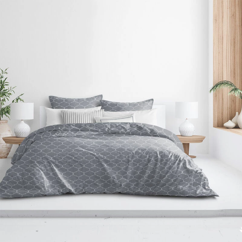 6ix Tailors Fine Linens Gazebo Pewter Coverlet Set Pewter 6 6ix Tailors Fine Linens Gazebo Pewter Coverlet Set Pewter - Image 6