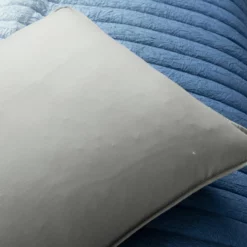 Crinkle Ombre Quilt 3Pc Set Navy/Gray -Bed Linings Sales 2024 a435481960394a0bb5461338e45210a0