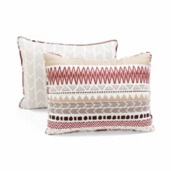 Southwest Stripe Reversible Oversized Quilt 3Pc Set BrickRed/Neutral -Bed Linings Sales 2024 a4ea52e5326845079ad713c1d51c85e0