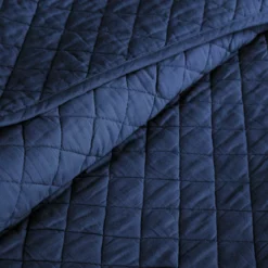 Ava Diamond Oversized Cotton Quilt 3Pc Set Navy -Bed Linings Sales 2024 a55580a9484e4576bb53d77c0ce8ba75