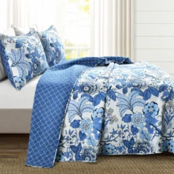 Sydney Quilt 3Pc Set Navy/White -Bed Linings Sales 2024 aca2286e47984c4d93ea6d1a2fb0746f