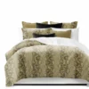 6ix Tailors Fine Linens Serpentine Gold Comforter Set Gold