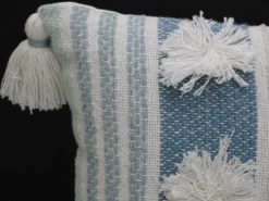 14"x20" Accent Pillow With Large Poms And Corner Tassles -Bed Linings Sales 2024 b581a9b2a8ad48918a9be65e01ef46fe