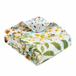 Chic Home Shea Quilt Set Reversible Hand Painted Floral Print Design Bed In A Bag Bedding Multi-color Multi Color