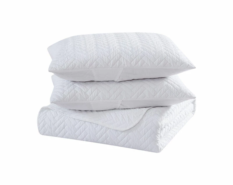 Birch 3 Piece King Quilt Set Gray Gray 4 Birch 3 Piece King Quilt Set Gray Gray - Image 4