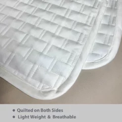 Bedvoyage Rayon Viscose Bamboo Quilted Coverlet - Queen Ivory -Bed Linings Sales 2024 bde9eaac65234e509d64f6d31c4819ae