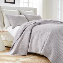 Greenland Home Fashions Monterrey Finely Stitched Quilt Set Classic Gray 7 Greenland Home Fashions Monterrey Finely Stitched Quilt Set Classic Gray -Bed Linings Sales 2024 bf609523f8e8401dba4c7f5a5f4601fa