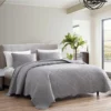 Ivy 3 Piece Bedspread Set Queen Gray