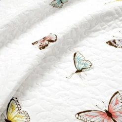 Flutter Butterfly Oversized Quilt 2Pc Set Lilac -Bed Linings Sales 2024 c3c6d7b500944caf97d445fc7fb148eb