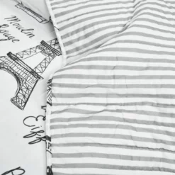 Paris Bonjour Reversible Cotton Quilt Black/White 3Pc Set King Black/White 12 Paris Bonjour Reversible Cotton Quilt Black/White 3Pc Set King Black/White -Bed Linings Sales 2024 c6bd014df5da493b86367fcb7c90a243