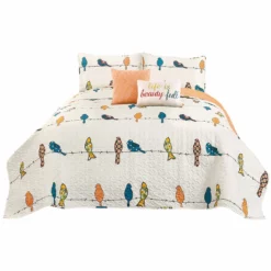 Rowley Birds Quilt 7Pc Set Multi