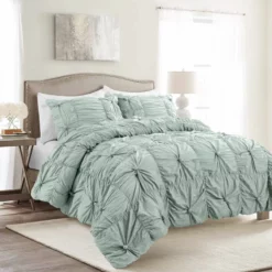 Bella Comforter 3-Pc Set Blue