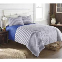 Seersucker 6-in-1 Quilt Set Americana Stripe Americana Stripe