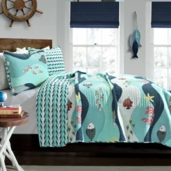 Sea Life Quilt 2Pc Set Blue -Bed Linings Sales 2024 df4314cf087c4979af80f639659af2cb