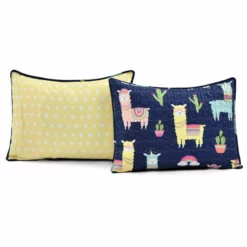 Make A Wish Southwest Llama Cactus Quilt 3Pc Set Navy/Yellow -Bed Linings Sales 2024 e3b6be06afd8456db6a7028b8fd07ec0