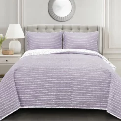 Monique Quilt 3Pc Set Lavender -Bed Linings Sales 2024 e9f6a01866fa4bdab8c1817e02ddd407