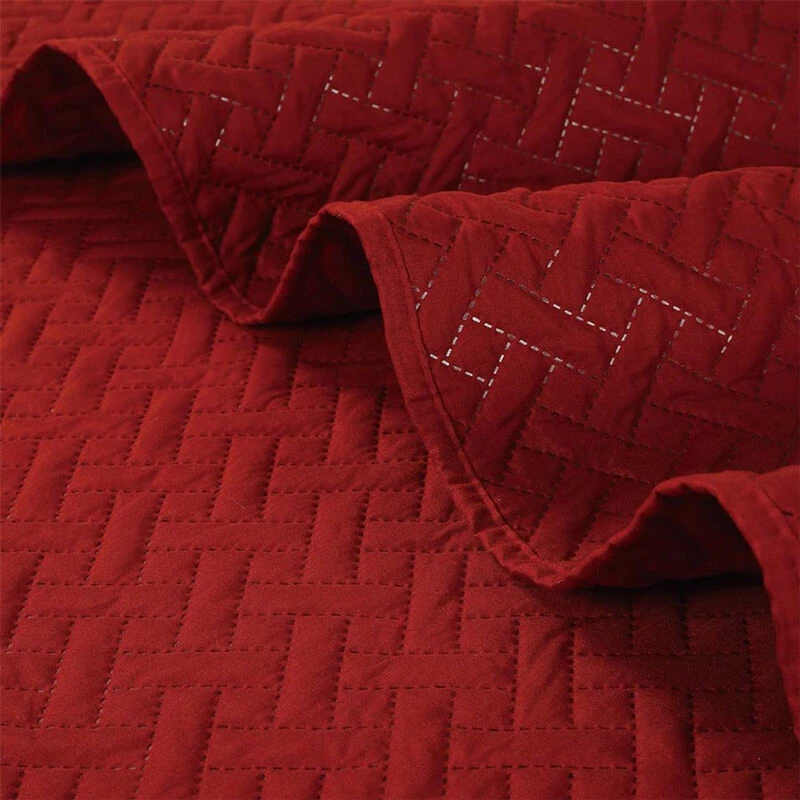 Legacy Decor 3 PCS Squared Stitched Pinsonic Reversible Lightweight All Season Bedspread Quilt Coverlet Oversized, Queen Size, Navy Color Brick 4 Legacy Decor 3 PCS Squared Stitched Pinsonic Reversible Lightweight All Season Bedspread Quilt Coverlet Oversized, Queen Size, Navy Color Brick - Image 4