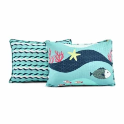 Sea Life Quilt 2Pc Set Blue -Bed Linings Sales 2024 eecb773084964667bf4c1de229dfb99c