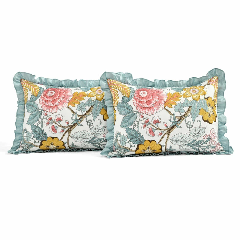 Sydney Bedspread 3Pc Set Blue/Yellow 7 Sydney Bedspread 3Pc Set Blue/Yellow - Image 7