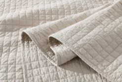 MarCielo 100% Cotton Quilted Throw 50 X 60 Inches Natural Beige 7 MarCielo 100% Cotton Quilted Throw 50 X 60 Inches Natural Beige -Bed Linings Sales 2024 fbc0e122b98042bbb02d994c1e689048
